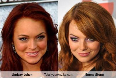 lindsay lohan emma stone