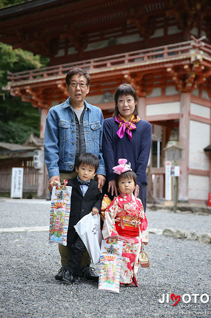 日吉大社での七五三出張撮影