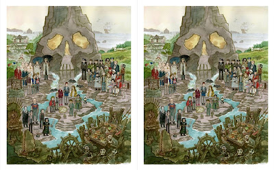 The Goonies “Treasure Below The Docks” Timed Edition Giclee Print by Scott C.