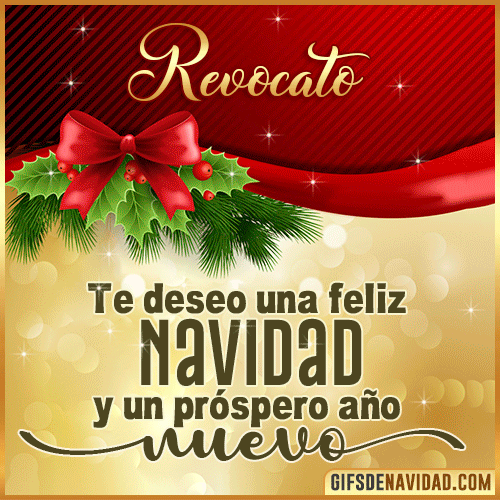 Feliz Navidad Revocato
