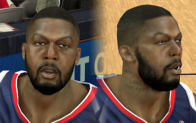 NBA 2K13 Ivan Johnson Cyberface Patch