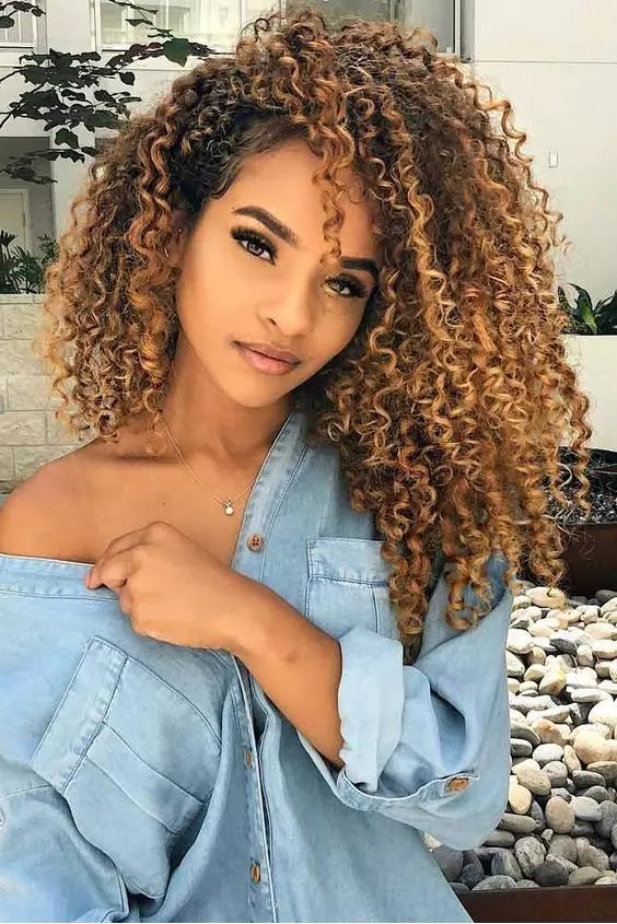 Summer Hair Colors for Curly Hair: