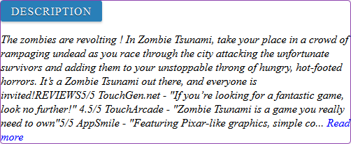 Zombie Tsunami game review