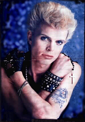 Billy Idol has single tattoo