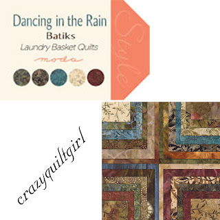Moda DANCING IN THE RAIN BATIKS Quilt Fabric by Laundry Basket Quilts