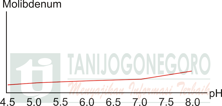 Ilustrasi pengaruh pH tanah terhadap tingkat kelarutan unsur hara