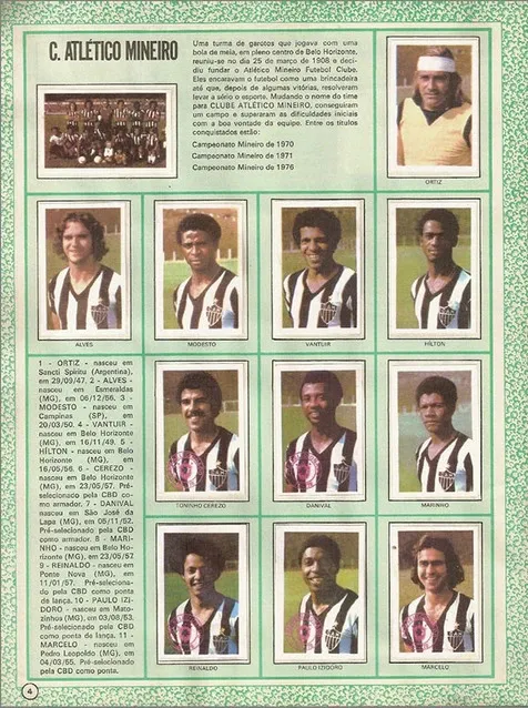 Atlético Album Campeonato Brasileiro 1977