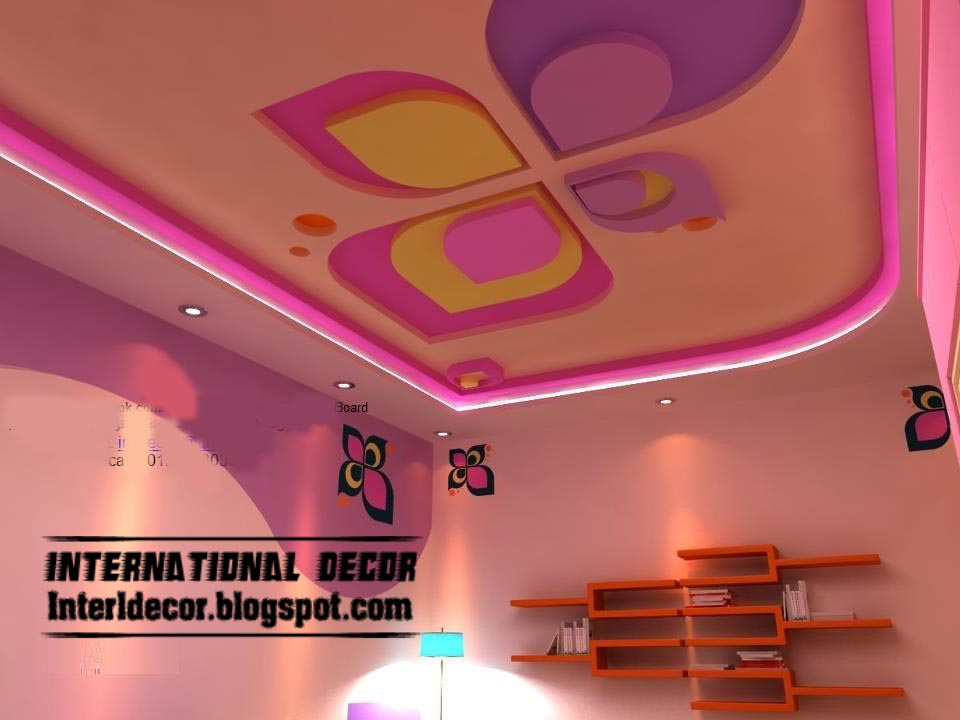 Top catalog of modern false ceiling designs for kids room interior