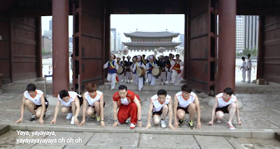 Psy Korea sprint runners