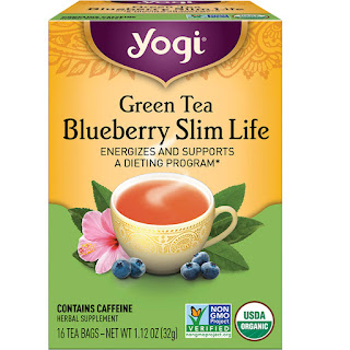 yogi green tea blueberry slim life weight loss