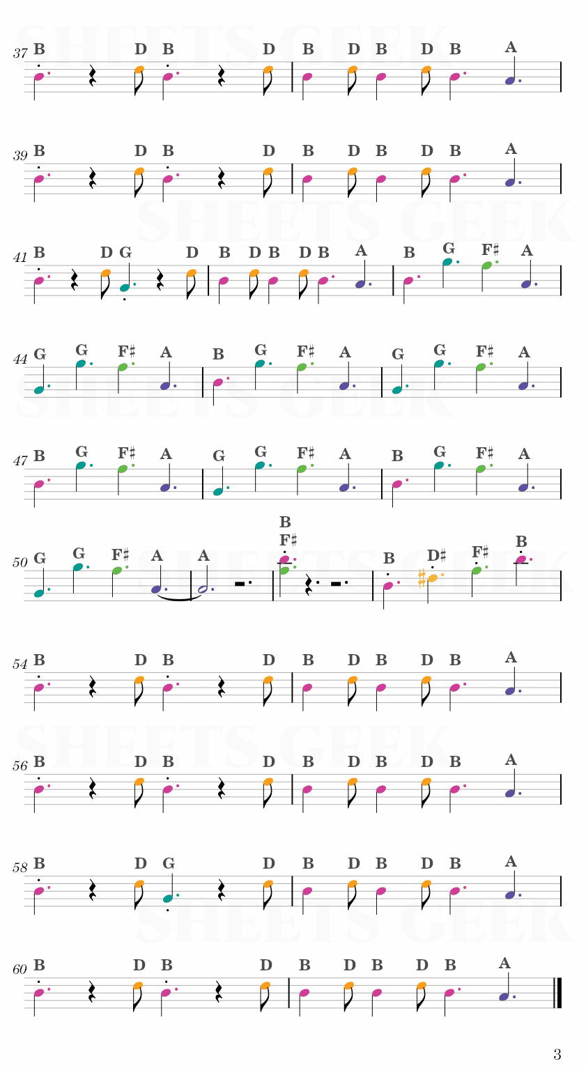 My Alcoholic Friends - The Dresden Dolls Easy Sheet Music Free for piano, keyboard, flute, violin, sax, cello page 3
