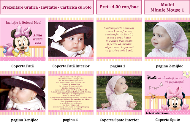 invitatii botez carticele