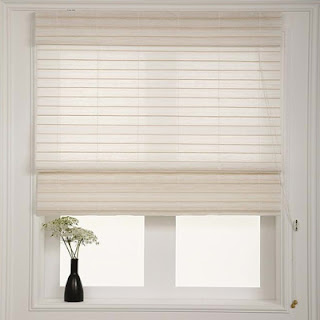 White Roman Shades on Sale