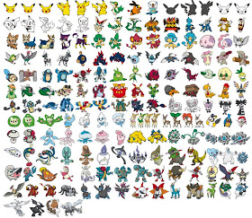 Pokemon Cover Collection Selectable Pokemon As of 25 Nov 2011 Softbank