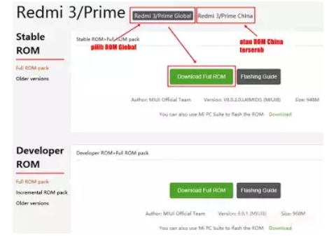 Cara Update ke MIUI 8 Xiaomi Redmi 3 dengan mudah tanpa pc work 100%