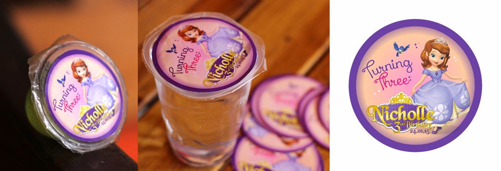 ATARO DESIGNS: Desain Ulang Tahun Tema Sofia The First