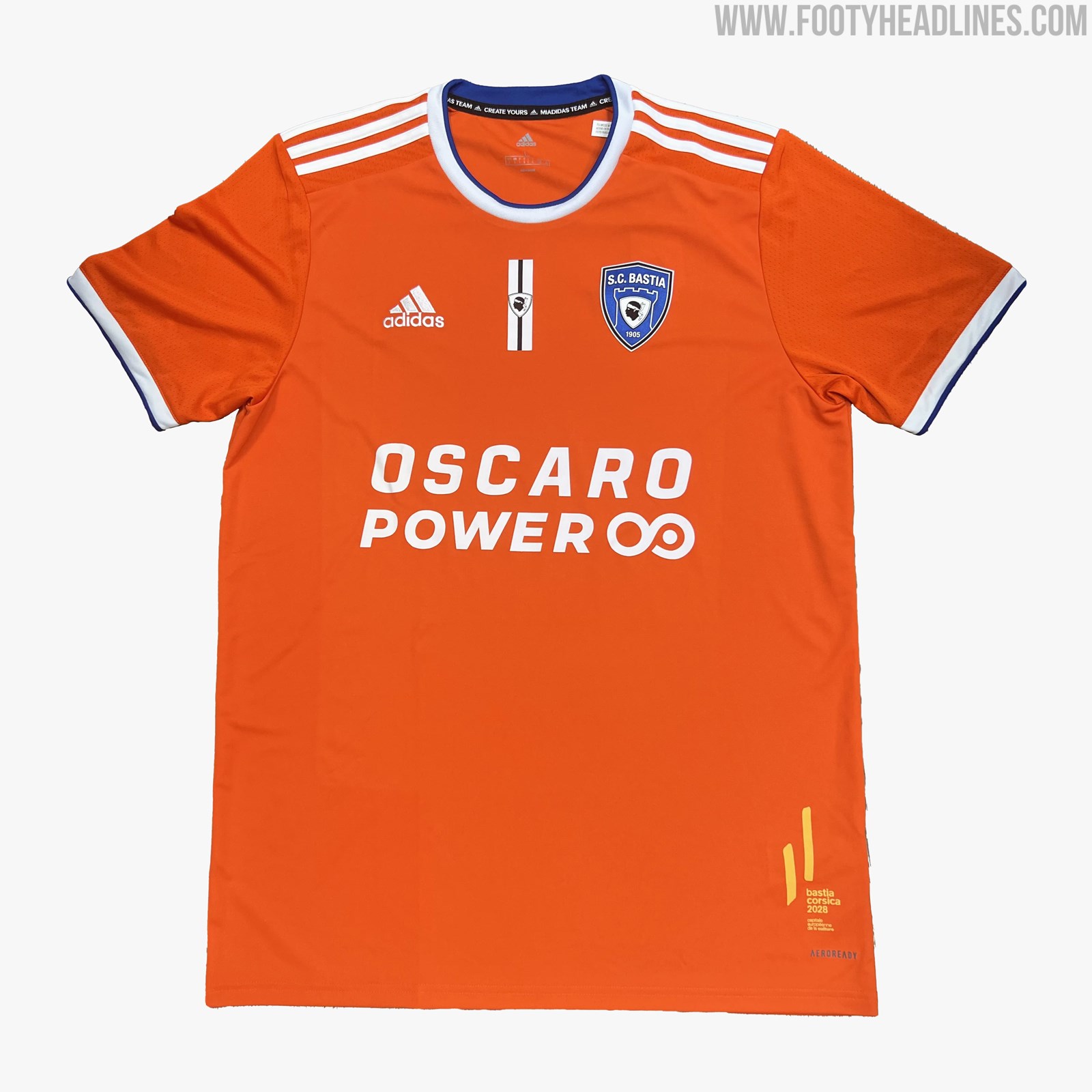 Men's New York City FC adidas Orange 2022 The Volt Kit Replica Blank Jersey