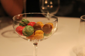 Miniature macarons at Menton