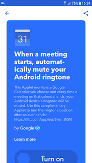 ifttt mutering pertemuan android