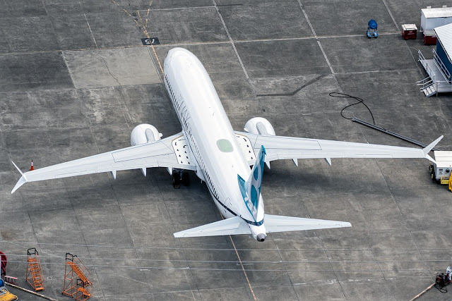 boeing 737-8 max bird eye view