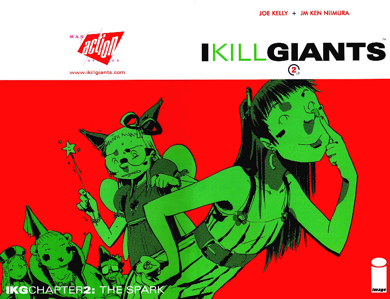 Full cover of chapter 2 of I Kill Giants comic online