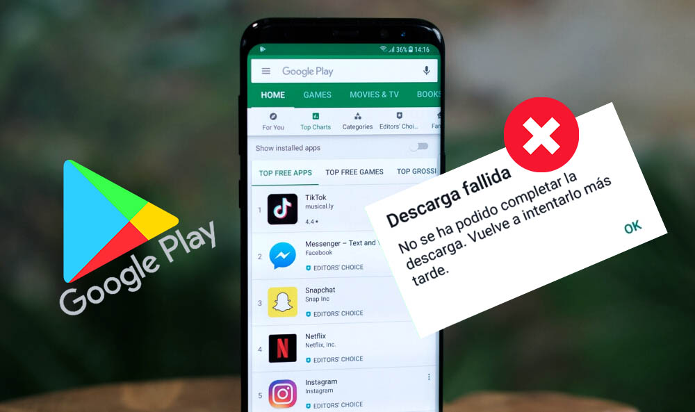 ¿Qué hacer cuando no puedo descargar apps de Google Play?