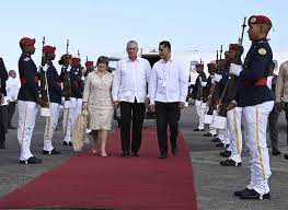 Presidente de Cuba llega a Santo Domingo para la Cumbre Iberoamericana