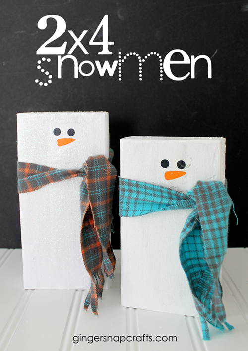 2x4 Snowmen Tutorial at GingerSnapCrafts.com #gingersnapcrafts #tutorial_thumb