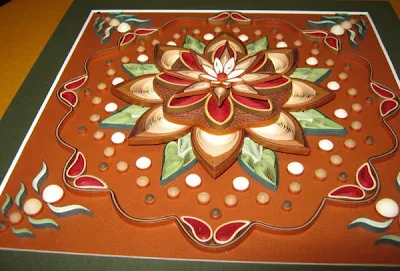 Featured quilling artist Christine Donehue via All Things Paper