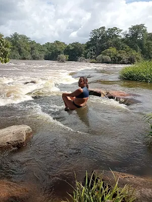 "Shachem Lieuw at Bakaaboto resort in Sipaliwini Suriname"