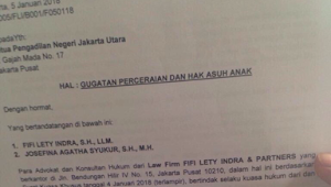 Surat Gugatan Cerai Ditandatangani Ahok di Atas Materai 