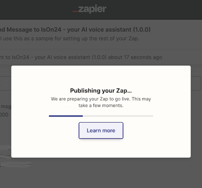 Publish your zap