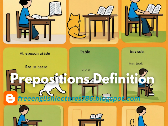 Students studying and preparing the lesson of Prepositions Definition