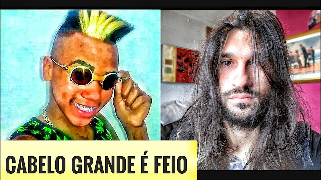 Porque geralmente homens de cabelo grande fica "feio"?