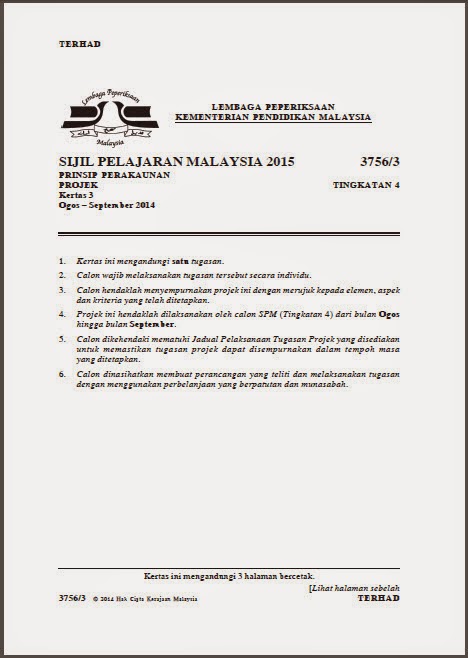 Contoh Folio Akaun Tingkatan 4 2016 - Lowongan Kerja Terbaru