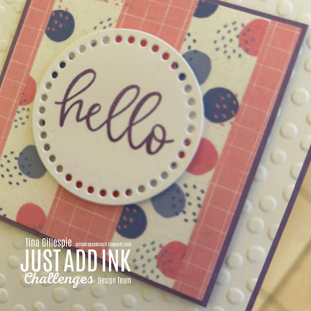 scissorspapercard, Just Add Ink, Stampin' Up! Biggest Wish, Everyday Details Dies, Decorative Dots TIEF, Daiso Washi Tape