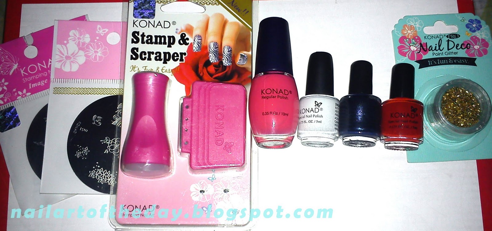 Konad Stamping Nail Art, Nail Art Design