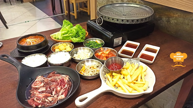 Cheong Dam Jaya BBQ Set Menu Rib Eye 2