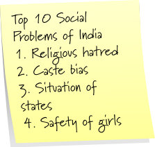 Social problems of India