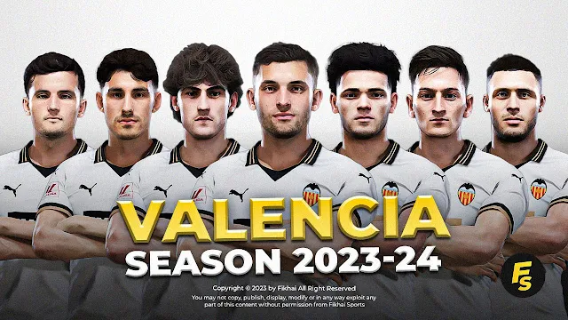 PES 2021 Valencia CF Facepack 2023-24