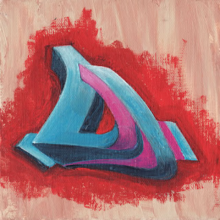 Graffiti Letter D Bubble