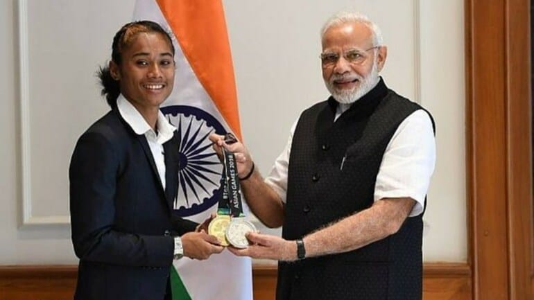 Athlete Hima Das