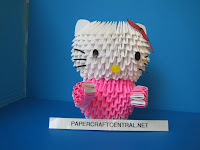 3d Origami Hello Kitty3