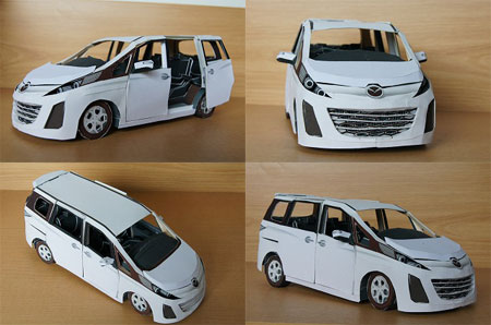 Mazda Biante Papercraft