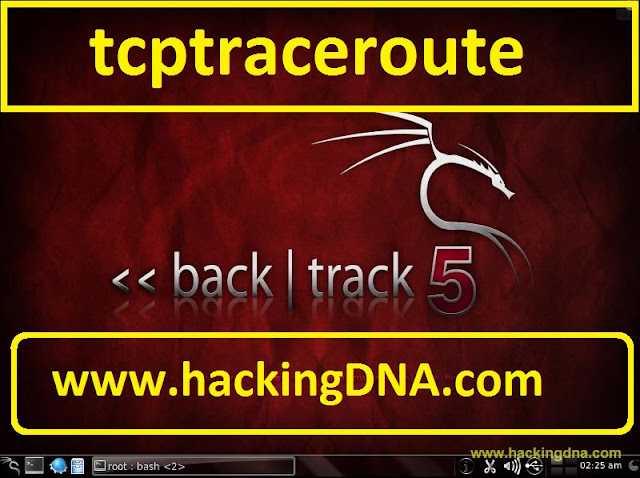 tcptraceroute on backtrack 5