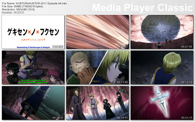 Download Film / Anime Hunter x Hunter 2011 Episode 44 "Membendung Pertarungan Dahsyat" Bahasa Indonesia