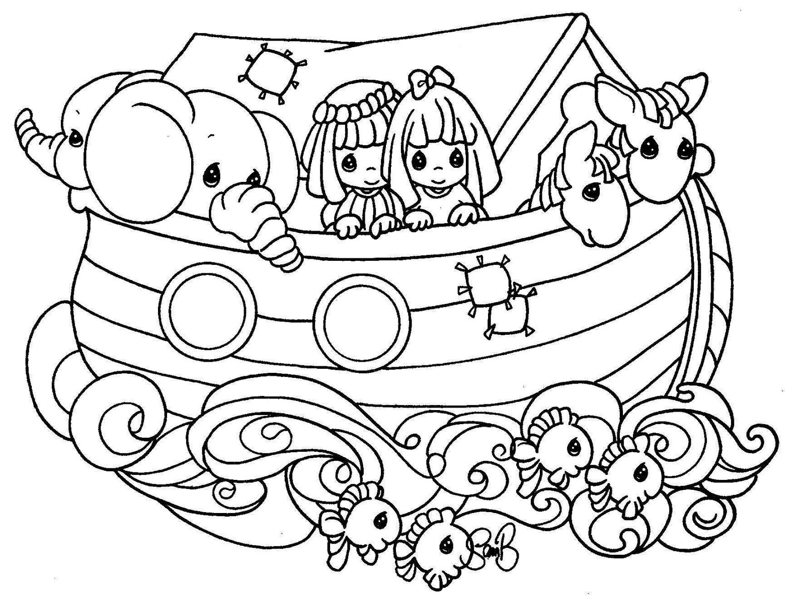 Noah's ark coloring pages