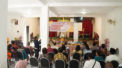 Polresta Sidoarjo Gelar Minggu Kasih di Rumah Ibadat GPDL Bogem Pinggir