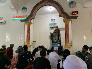 Kapolres Pinrang Kembali Lakukan Safari Jumat di Masjid Malinpung Patampanua