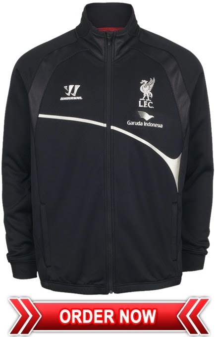 Jaket Training Hitam Liverpool Garuda Indonesia 2015